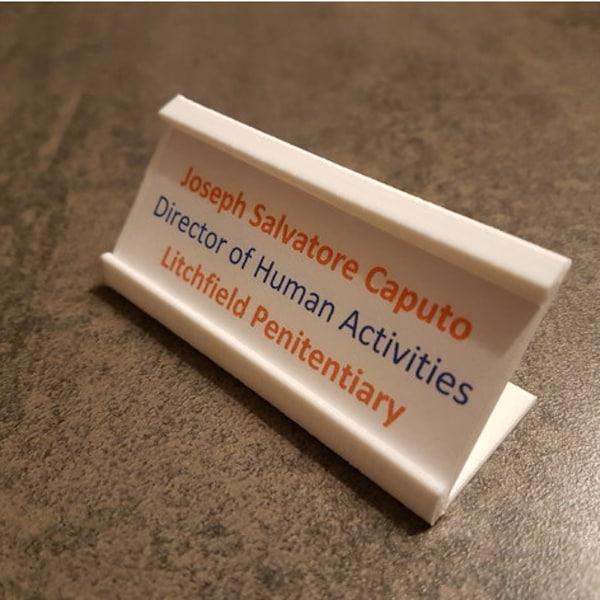 Nameplate Black Holder Etsy