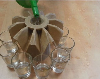 3D Printed 10-Way Shot Dispenser: Party Drinkware