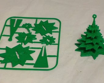 Rompecabezas de adornos para árbol de Navidad / Impreso en 3D