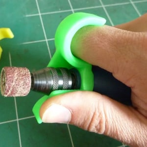 Precision Handle For Mini-drill / Dremel With Finger Protection