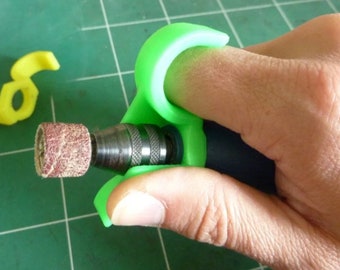 Precision Handle For Mini-drill / Dremel With Finger Protection