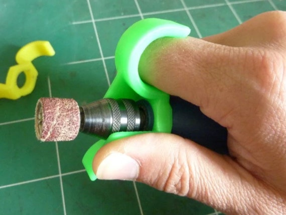 Precision Handle for Mini-drill / Dremel With Finger Protection 