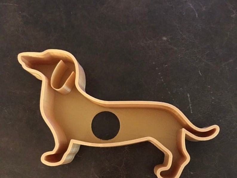 Dachshund Cookie Cutter / Dog Treat Cutter / 3D Printed Etsy