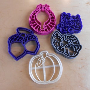 Thanksgiving Cookie Cutters / Chestnut / Cornucopia / Oak / Leaves / Pumpkin / Turkey