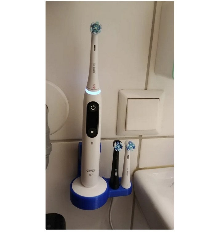 Oral-b Electric Toothbrush 1,2,3 Stand/holder With Drip Tray Toothbrush  Head Holder Mess Free 