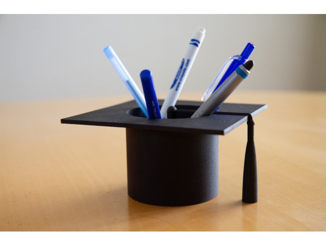 Graduation Cap Pencil Holder Etsy