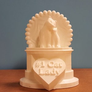 Number 1 Cat Lady Trophy