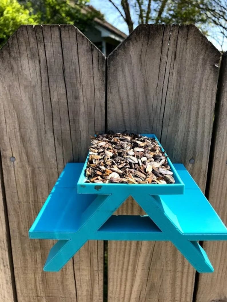 Squirrel picnic table / meme / bird feeder / squirrel feeder | Etsy