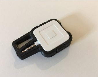 Square Card Reader Keychain holder / square swiper holder / square reader holder / square reader keychain / swiper keychain / 3D Printed
