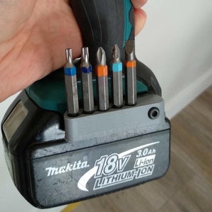 Makita Magnetic Bit Holder / Makita / Drill / Organizer / Gift / Handyman / Construction Worker / Dad / Father&#39;s Day / Garage / Driver