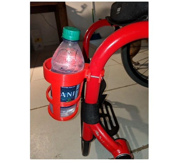 Wheelchair Cupholder / Bottle / Can / Container / Accessible