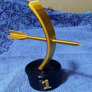 3D Gedruckte Bogenschießen Trophäe: 10&quot; Award für Events