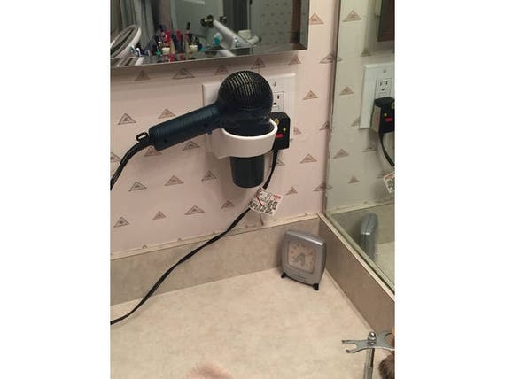 Hairdryer Wall Hanger / Hairdryer Mount / Hairdryer Holder