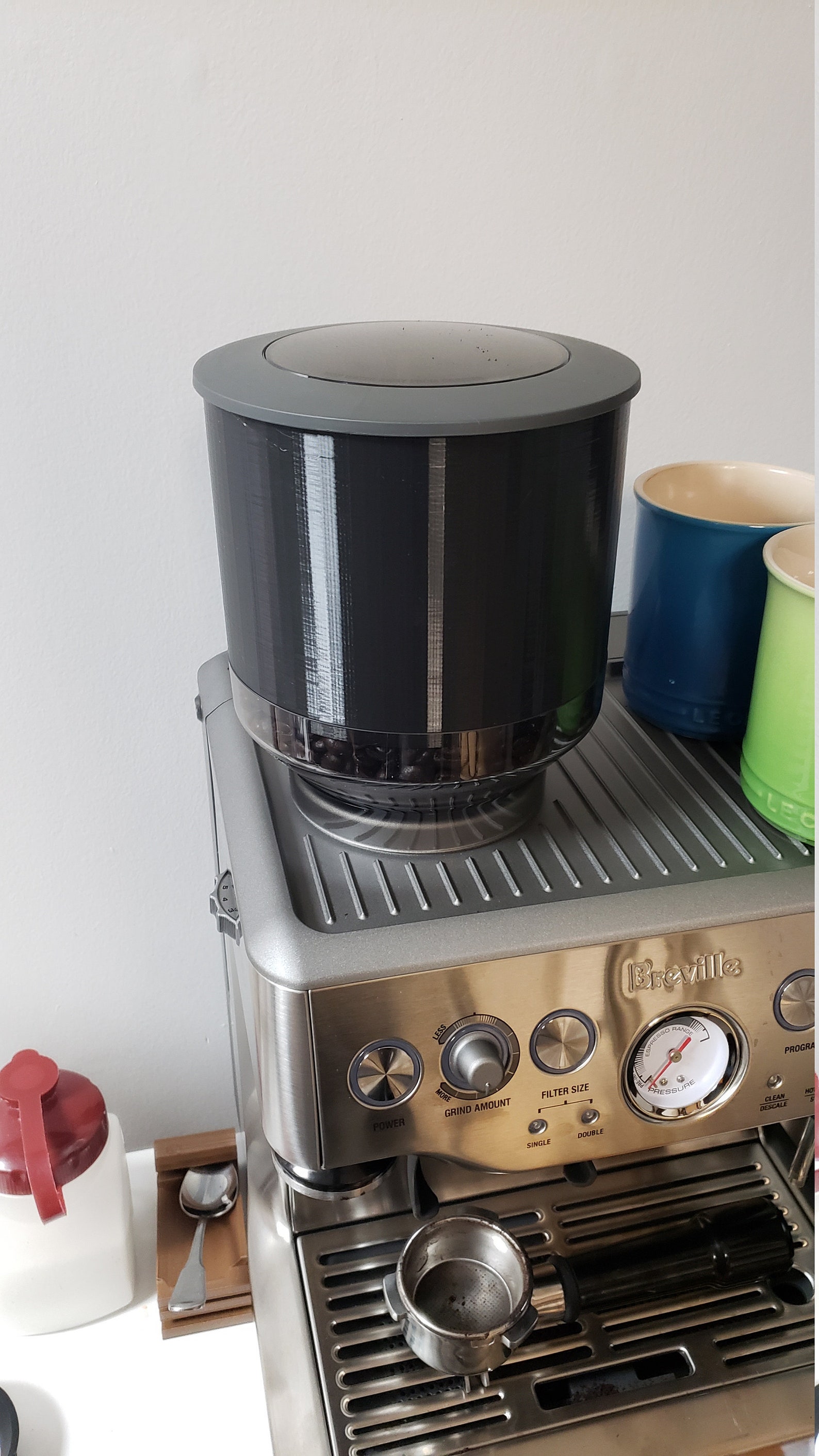 Breville Bes870xl Hopper Extension / 980xl / Grinder Hopper Etsy
