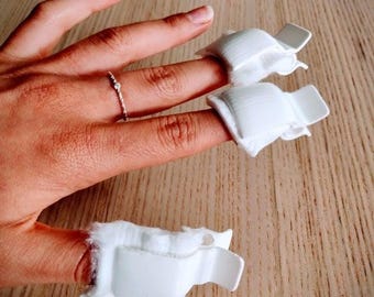 Pinzas para remojar quitaesmalte (paquete de 5)