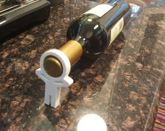 Wine Guy Bottle Holder / 3D Printed