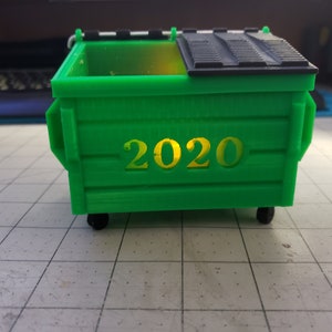 Commemorative 2020 dumpster fire light / funny candle / joke / bad year / tealight