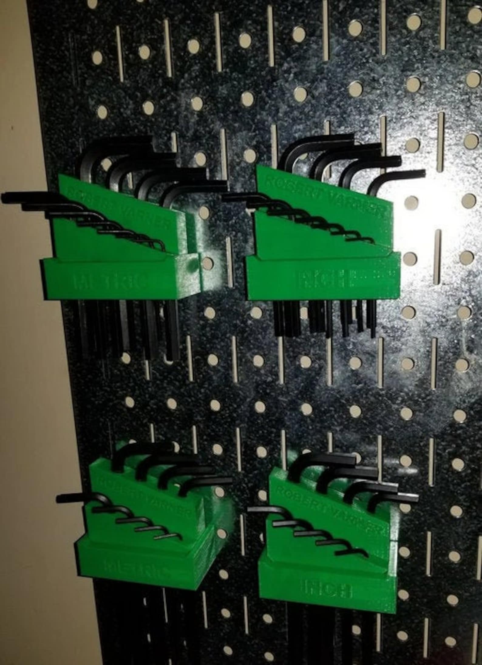 Allen Wrench Pegboard Holders / Metric / Imperial / Hex Wrench Etsy