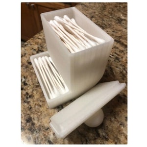COTTON SWAB DISPENSER, bathroom, dorm, strorage, organizer, q-tip, qtip, cotton, clean