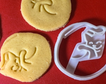 Cat Cookie Cutter / Curled Up Cat / Kitty / Kitten / Cute / Baking / Cat Lady / Gift
