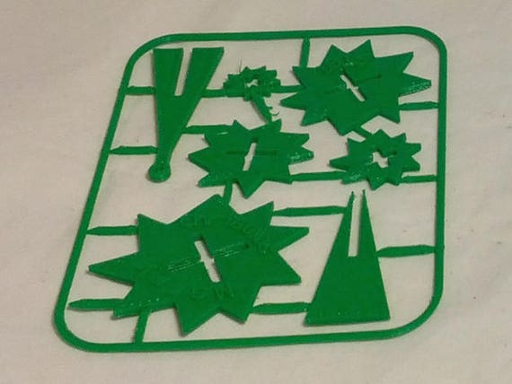 Christmas tree ornament puzzle  3D Printed