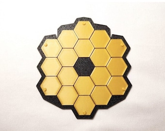 James Webb Telescope Coasters: NASA Inspired Decor, Set of 4