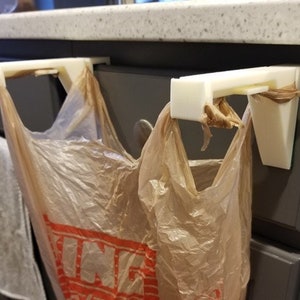 3D Printed Kitchen Drawer Trash Bag Holder Brackets