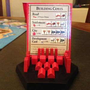 2 PACK: 3D Printed Game Piece Holder for Catan