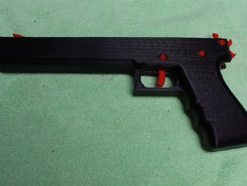 Semi Auto Rubber Band Gun / 3D Printed Etsy