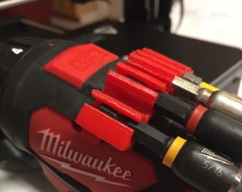 Milwaukee M12 Drill Bit Clip / Regalo / Manitas / Garaje / Contratista / Construcción