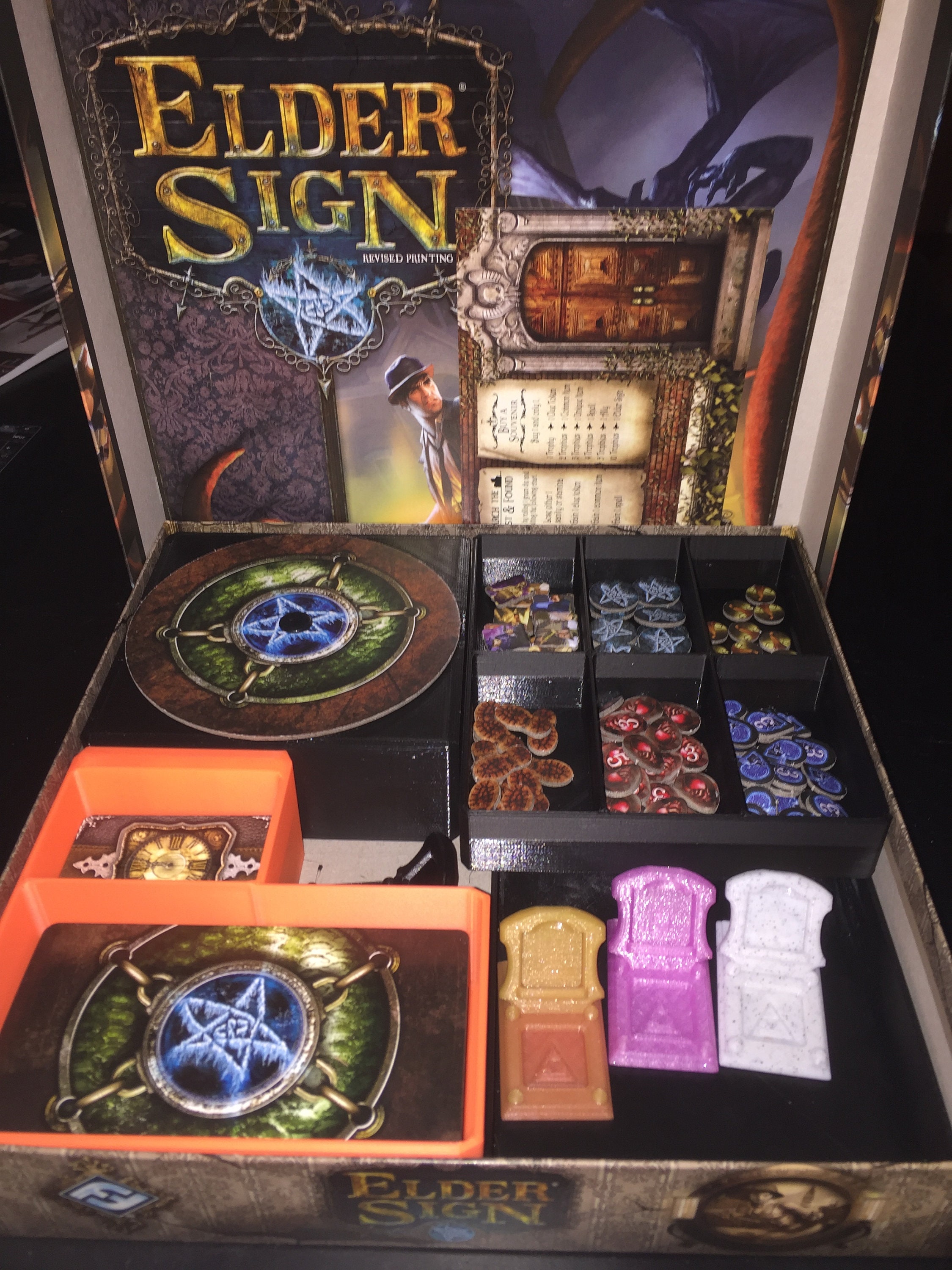 Elder Sign Box Inserts / Board Game Organizer / 3d Printed Etsy Canada