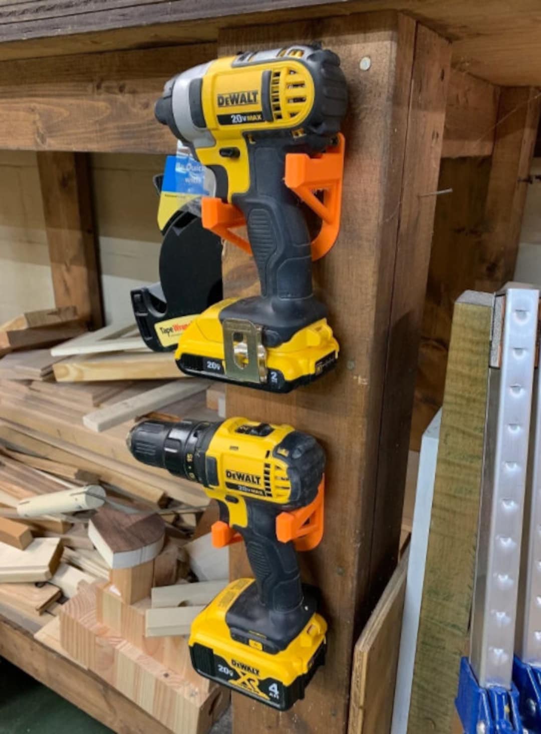 Dewalt drill wall mount hotsell