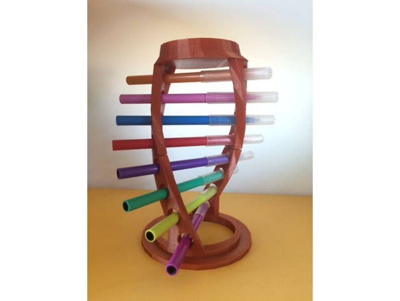 DNA Helix Sharpie Holder: Pen & Marker Organizer image 3