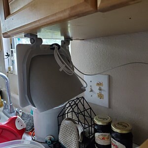 Google Home Hub gen1 Under Cabinet Hanger Bracket / 3d printed / Hub Max / nest hub / nest home image 5