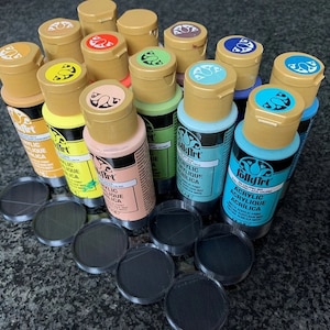 Organizador de botellas de pintura acrílica: 59 ml/2 oz para guardar en la sala de manualidades