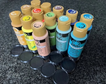 Acrylic Paint Bottle Organizer: 59ml/2oz Craft Room Storage