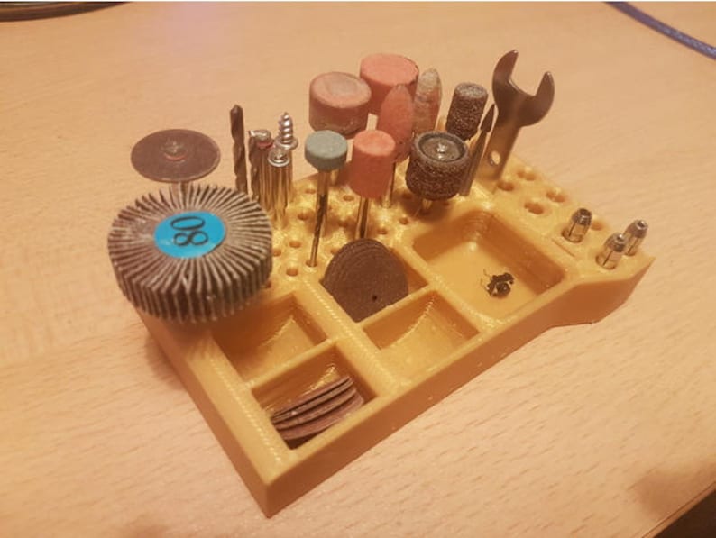 Dremel tool bit organizer / 3D Printed Etsy