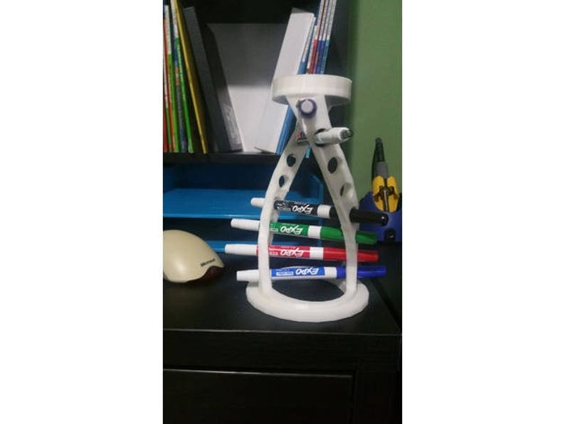 DNA Helix Sharpie Holder: Pen & Marker Organizer image 2