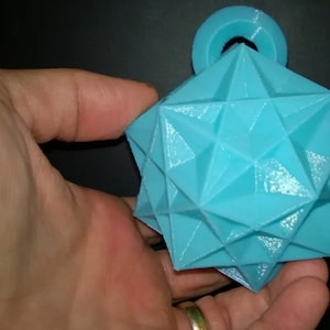 Ice Crystal Holiday Ornament