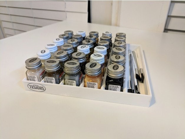 GameCraft Miniatures Paint Rack - Testors Square Enamels