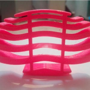 Wavy 3D Printed Soap Dish Tray
