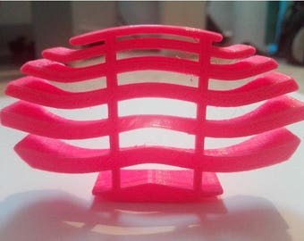 Gewellte 3D gedruckte Seifenschale