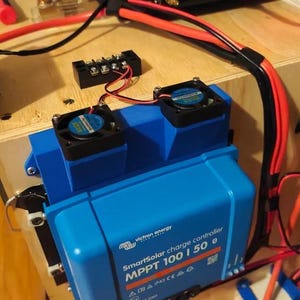 Ventilatoradapter compatibel met Victron 100/50 / smartsolar / dc-dc / oplader / mppt