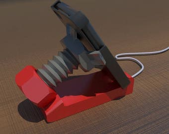 SCREW AND BOLT -Adjustable smartphone holder / 3D Printed