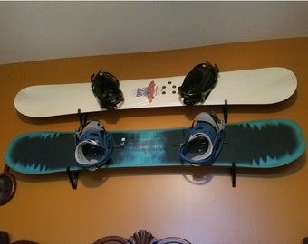 SV20 Snowboard Hanger Vertical Mount Design by Rahlle Snowboard Rack Etsy