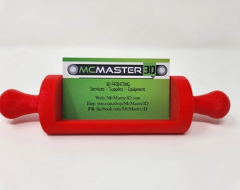 Rolling Pin Business Card Holder