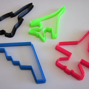 Jet Cookie Cutter set of 4 B1 / F16 / SR71 / B2