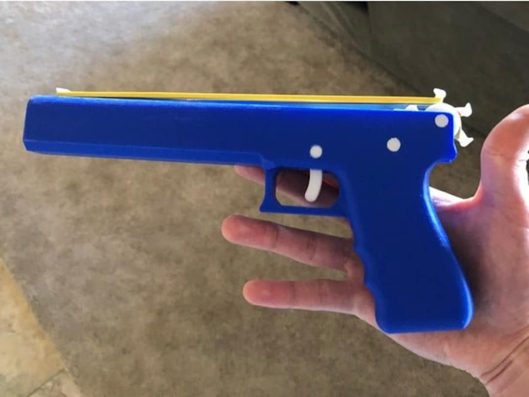 Semi Auto Rubber Band Gun / 3D Printed Etsy
