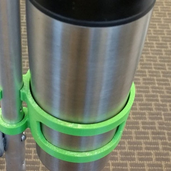 Crutch Coffee Cup Holder / crutches cup holder / crutch cup holder / crutch travel mug / crutches thermos / 3D Printed