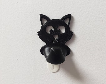 Cat Hanging Hook 2 pack / Cat hanger / Kitty Hook / 3D Printed